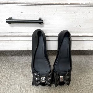 Melissa Women’s Bow Peeptoe Flats